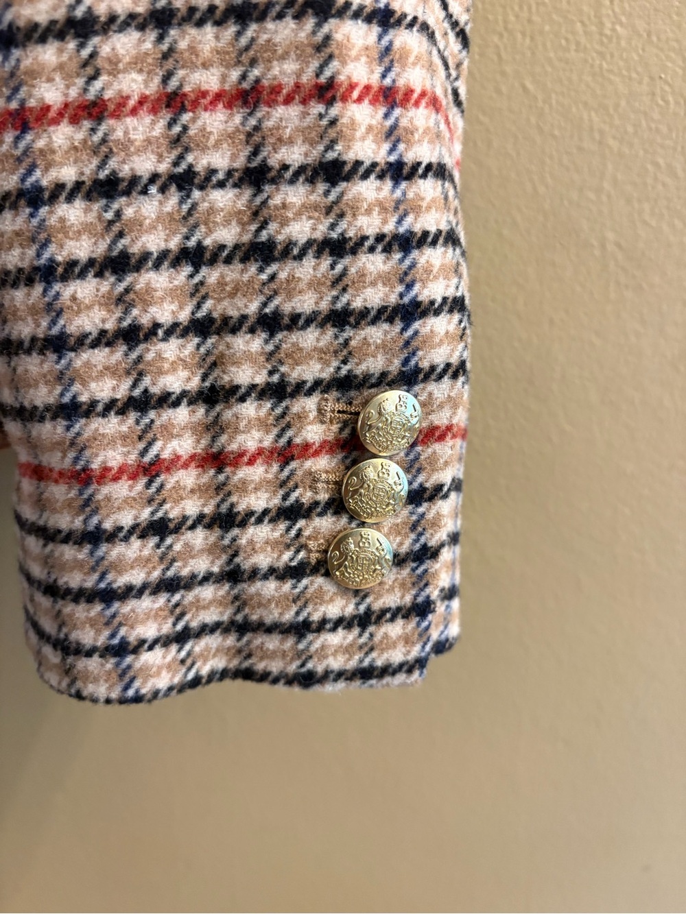 J. Crew Herringbone Wool Blender Blazer NWT - Picture 10 of 14